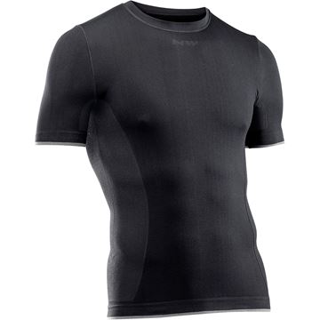 Picture of NORTHWAVE - SURFACE BASELAYER SS BLACK